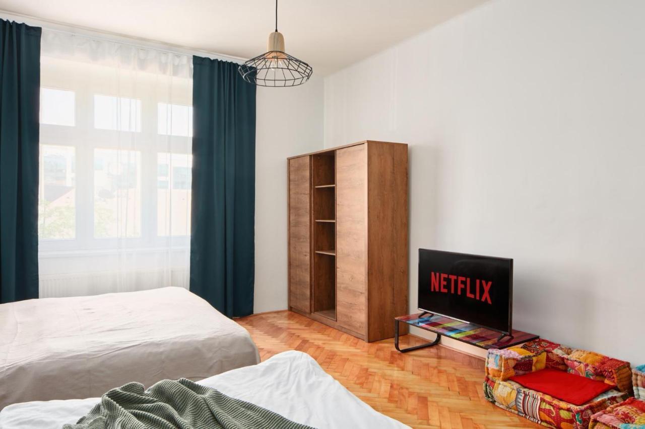 Prague Days - Spacious 3Bdr Apartment - Trendy Neighbourhood 外观 照片